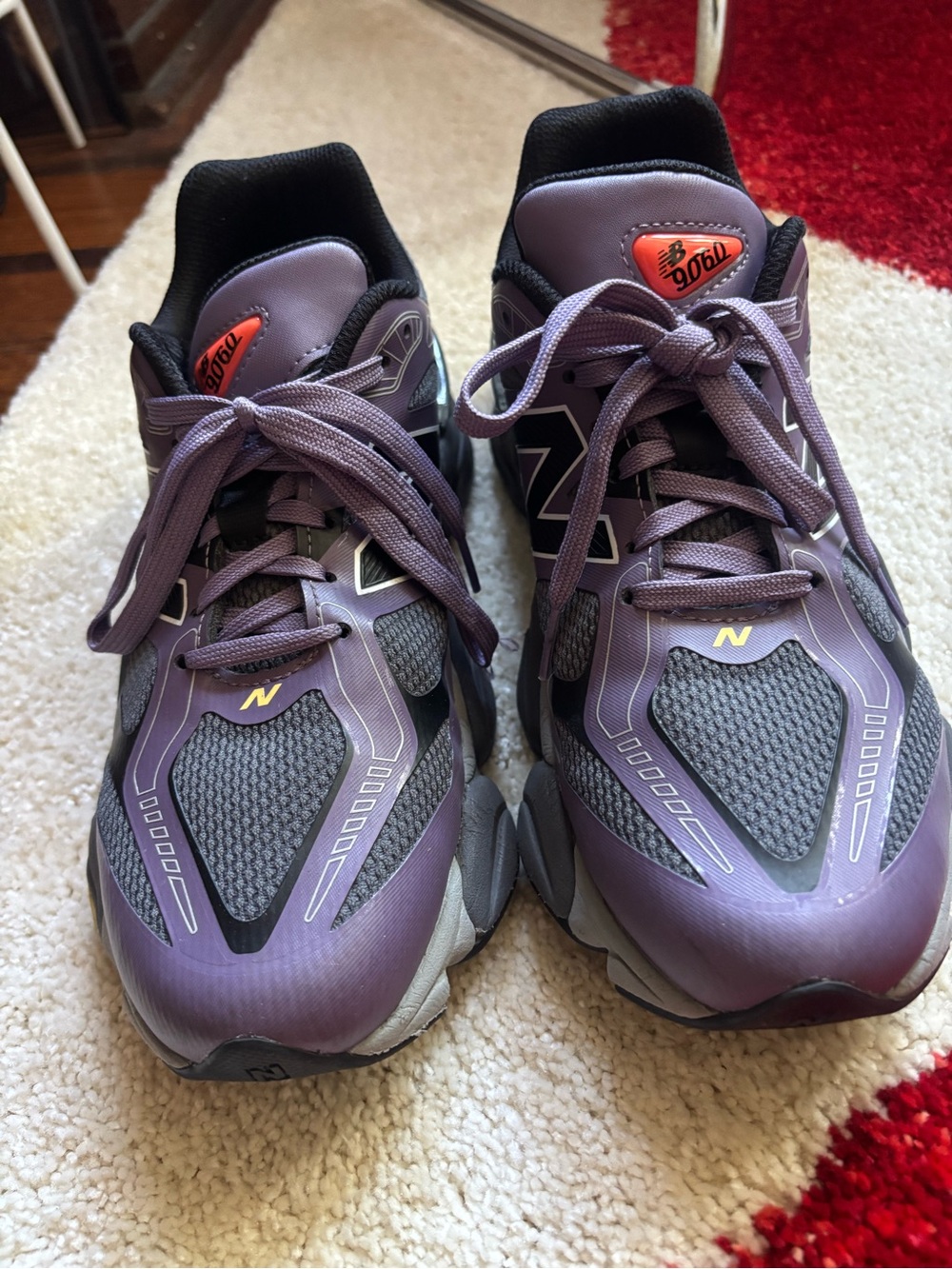 New Balance Women's Lavender and Gray Running Sneakers